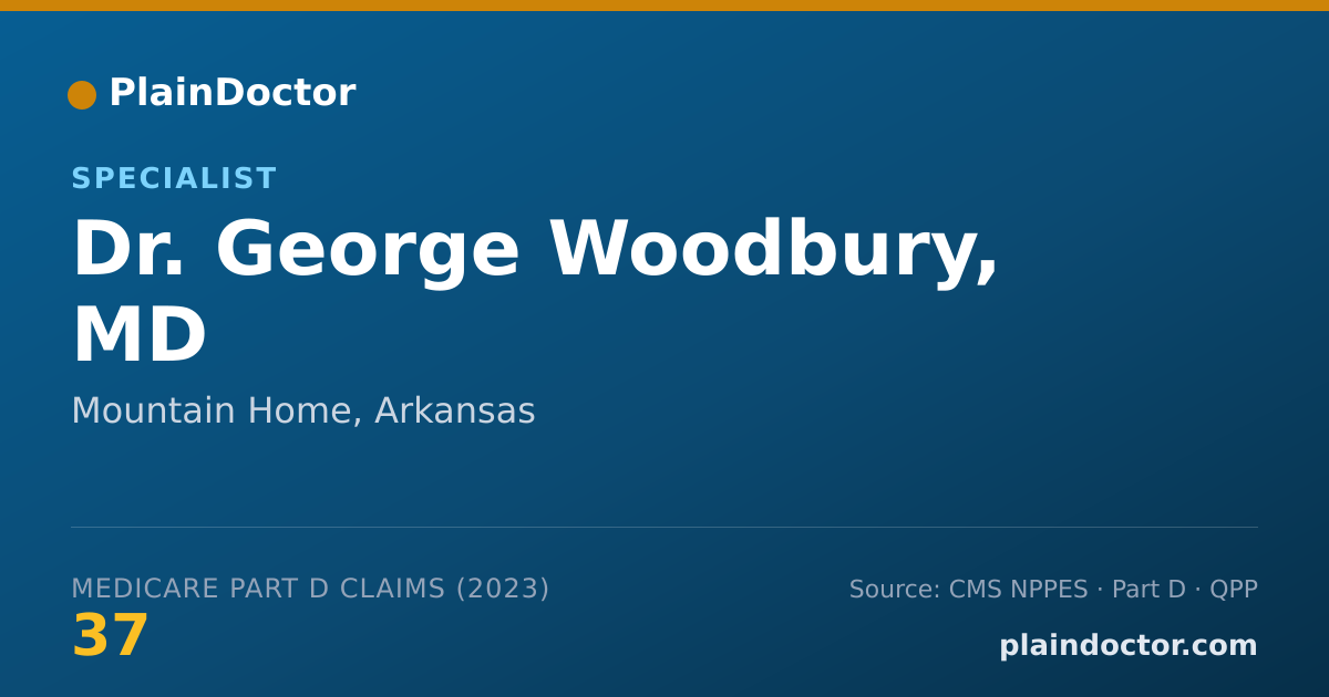Shareable card for George Woodbury, MD - Specialist, Mountain Home, AR