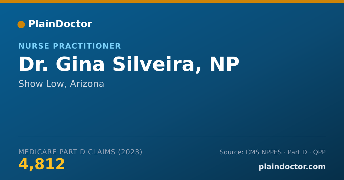 Shareable card for Gina Silveira, NP - Nurse Practitioner, Show Low, AZ