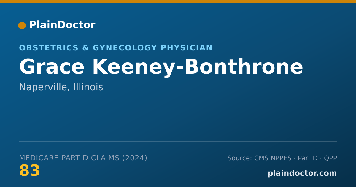 Shareable card for Grace Keeney-Bonthrone - Obstetrics & Gynecology Physician, Naperville, IL