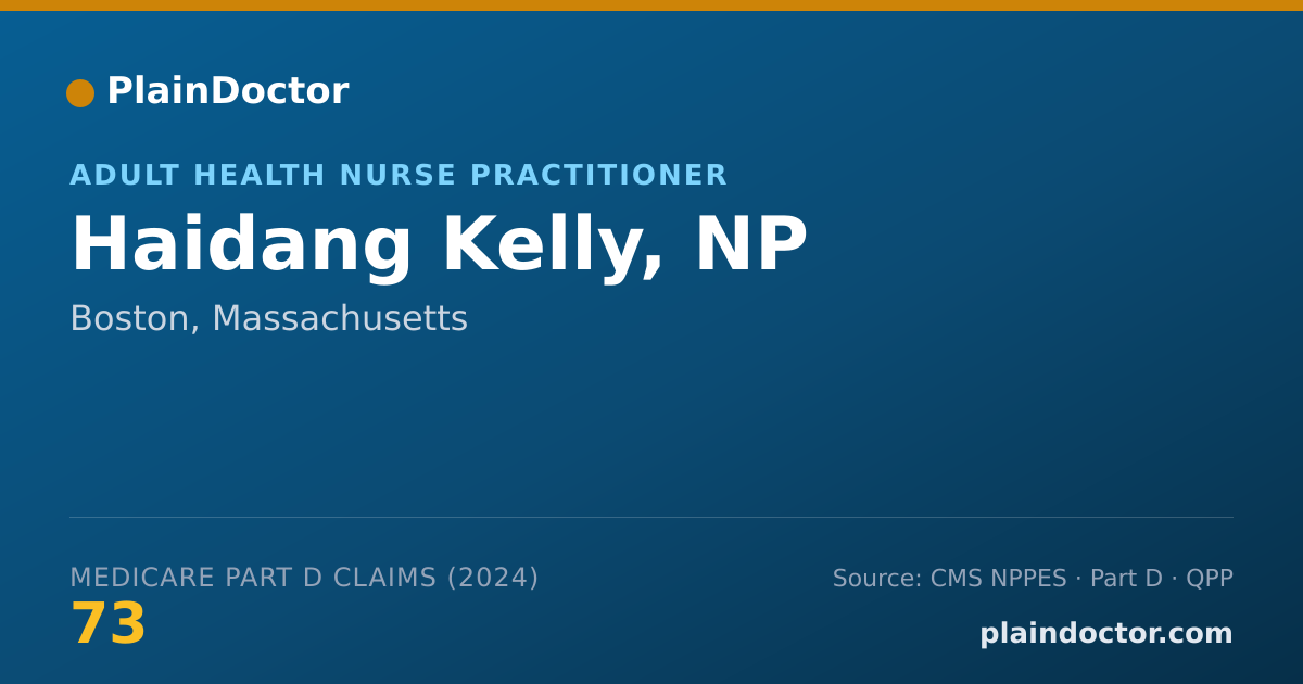 Shareable card for Haidang Kelly, NP - Adult Health Nurse Practitioner, Boston, MA