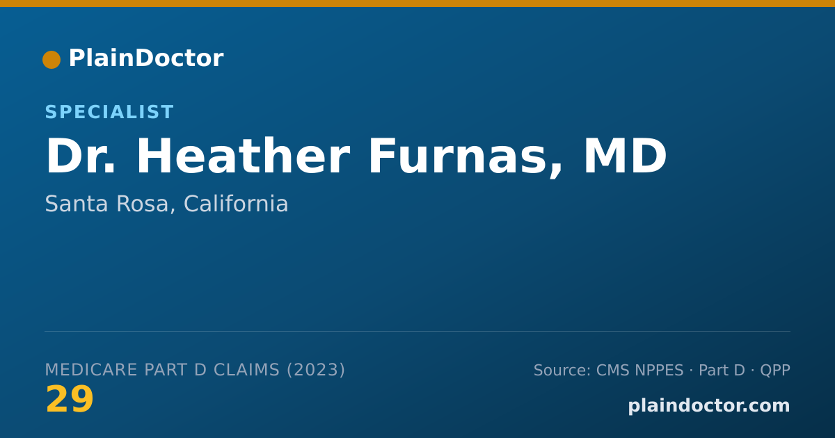 Shareable card for Heather Furnas, MD - Specialist, Santa Rosa, CA