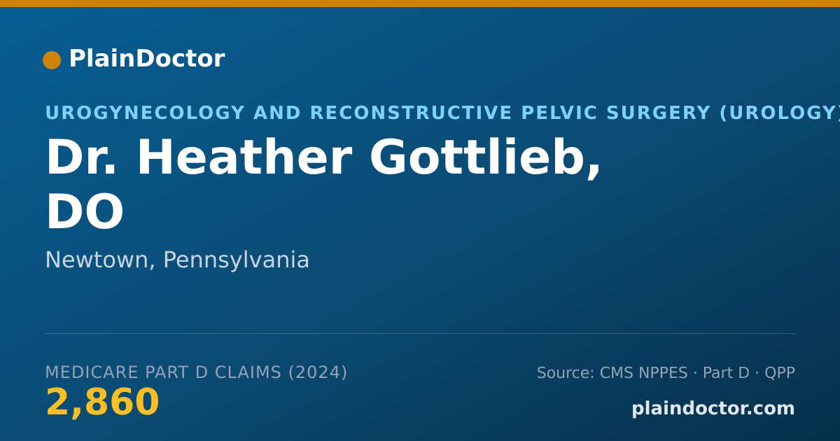 Shareable card for Heather Gottlieb, DO - Urogynecology and Reconstructive Pelvic Surgery (Urology) Physician, Newtown, PA