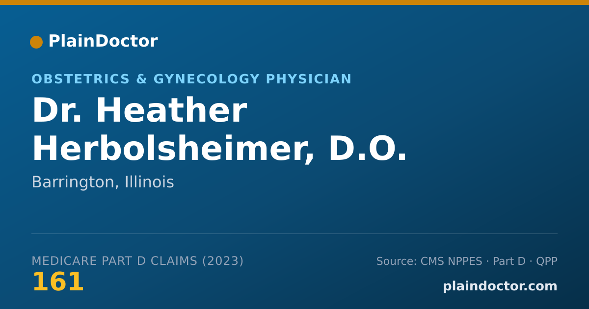 Shareable card for Heather Herbolsheimer, D.O. - Obstetrics & Gynecology Physician, Barrington, IL