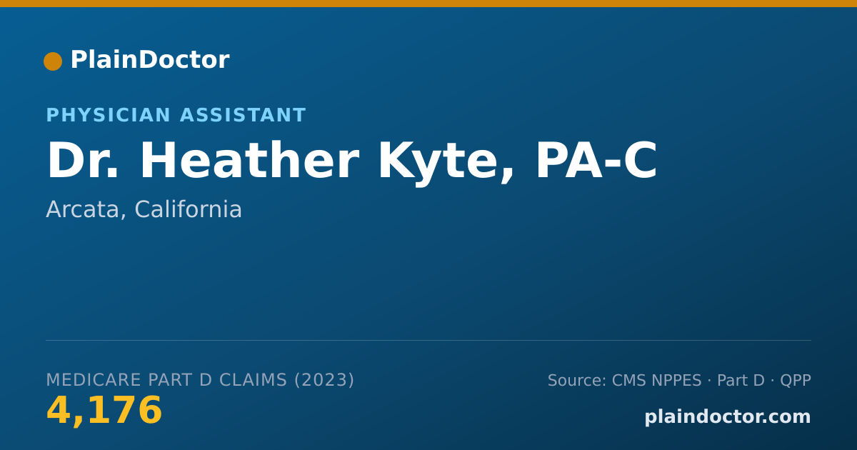 Shareable card for Heather Kyte, PA-C - Physician Assistant, Arcata, CA