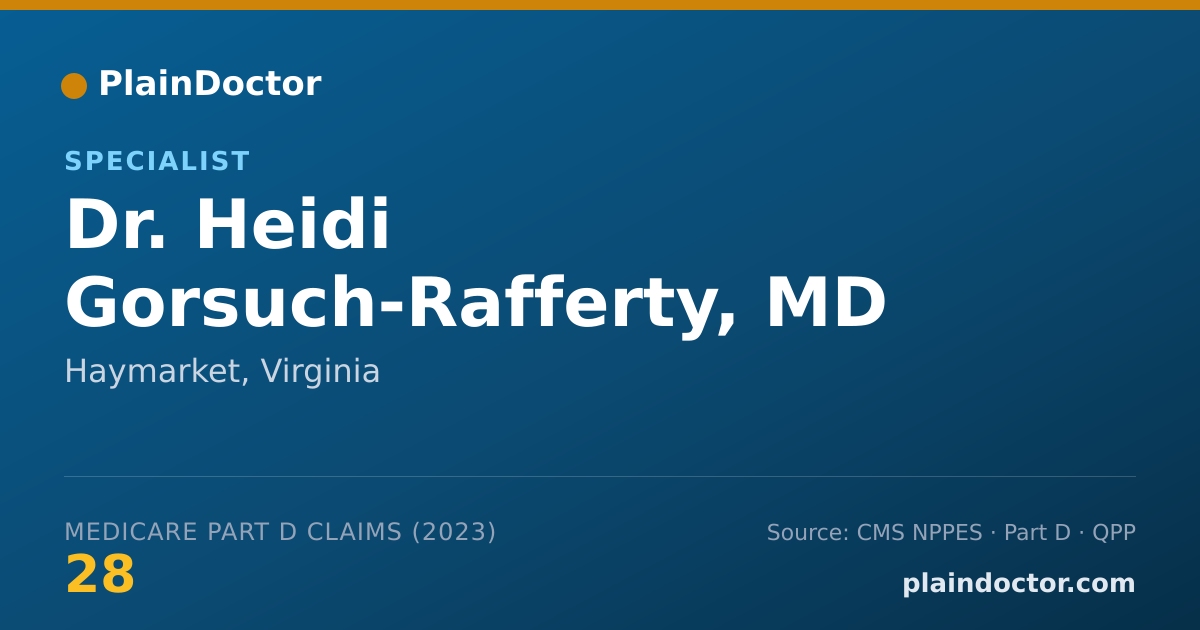 Shareable card for Heidi Gorsuch-Rafferty, MD - Specialist, Haymarket, VA
