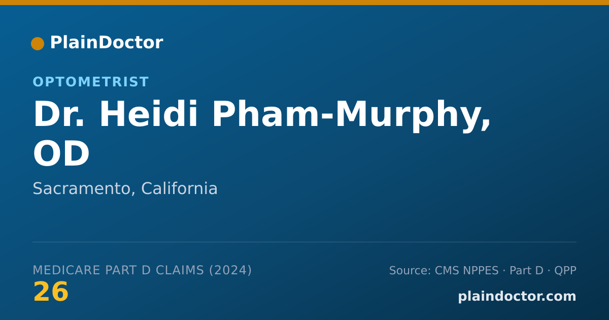 Shareable card for Heidi Pham-Murphy, OD - Optometrist, Sacramento, CA