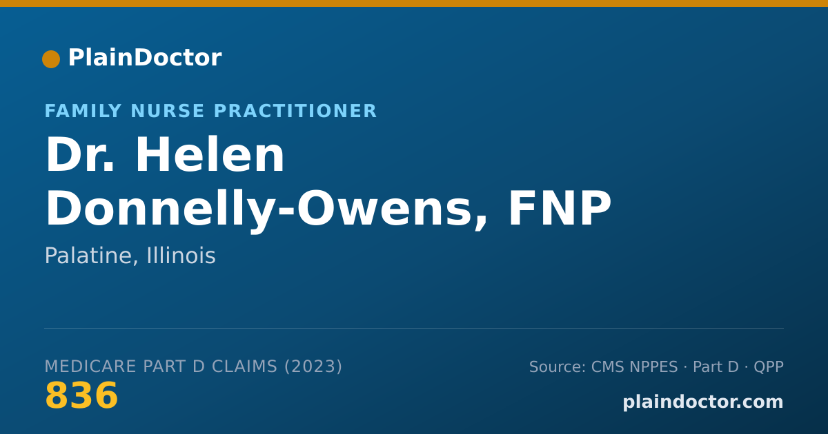 Shareable card for Helen Donnelly-Owens, FNP - Family Nurse Practitioner, Palatine, IL