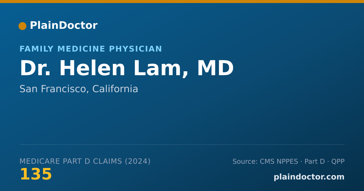 Shareable card for Helen Lam, MD - Family Medicine Physician, San Francisco, CA