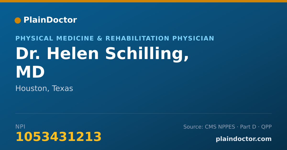 Shareable card for Helen Schilling, MD - Specialist, Houston, TX