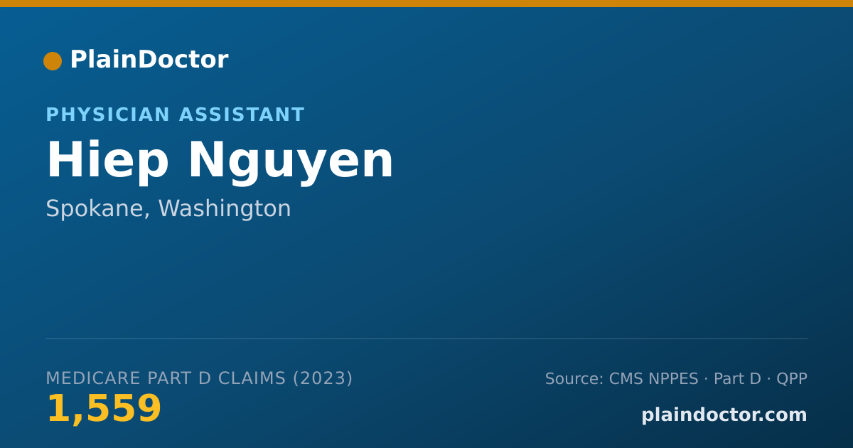 Shareable card for Hiep Nguyen - Physician Assistant, Spokane, WA