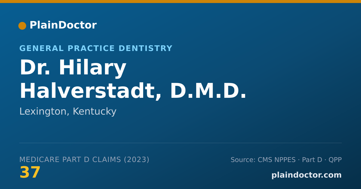 Shareable card for Hilary Halverstadt, D.M.D. - General Practice Dentistry, Lexington, KY