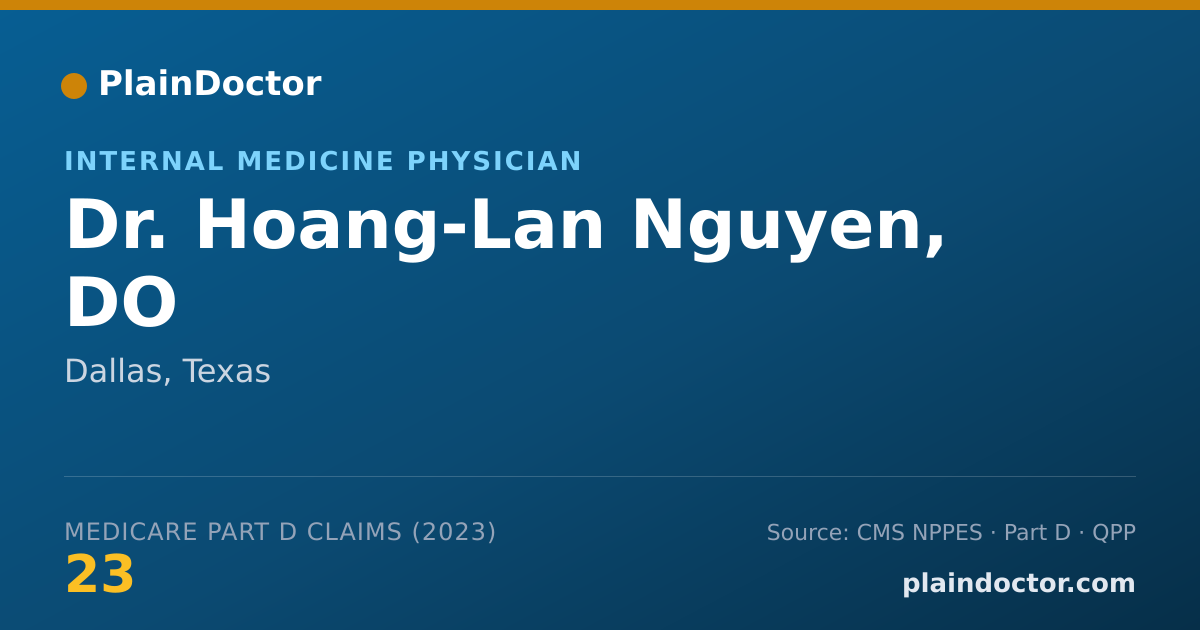 Shareable card for Hoang-Lan Nguyen, DO - Internal Medicine Physician, Dallas, TX