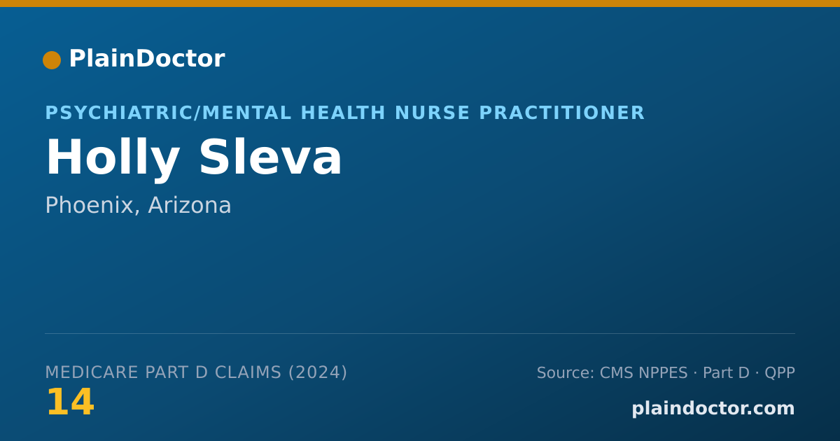 Shareable card for Holly Sleva - Case Manager/Care Coordinator, Phoenix, AZ