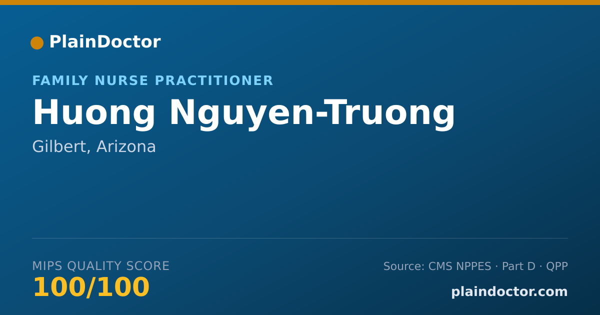 Shareable card for Huong Nguyen-Truong - Family Nurse Practitioner, Gilbert, AZ