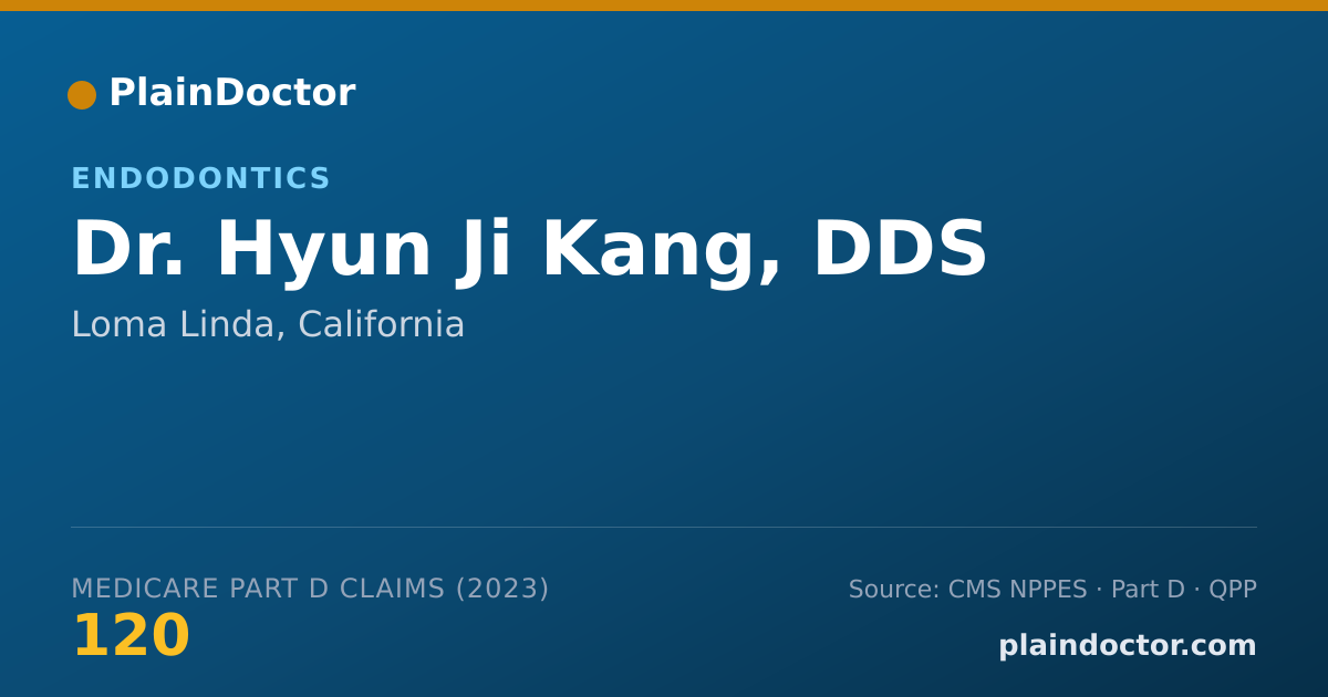 Shareable card for Hyun Ji Kang, DDS - Endodontics, Loma Linda, CA