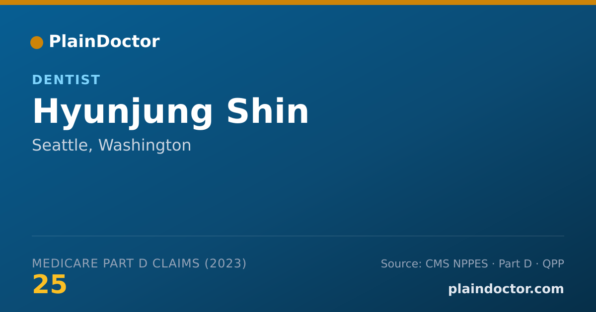 Shareable card for Hyunjung Shin - Dentist, Seattle, WA