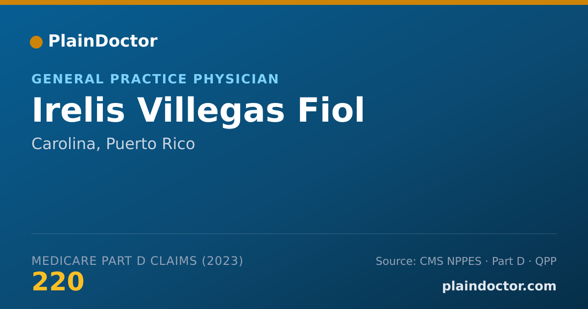 Shareable card for Irelis Villegas Fiol - General Practice Physician, Carolina, PR