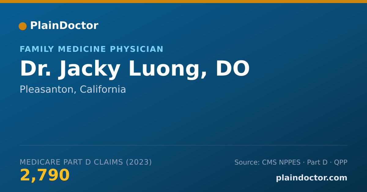 Shareable card for Jacky Luong, DO - Family Medicine Physician, Pleasanton, CA