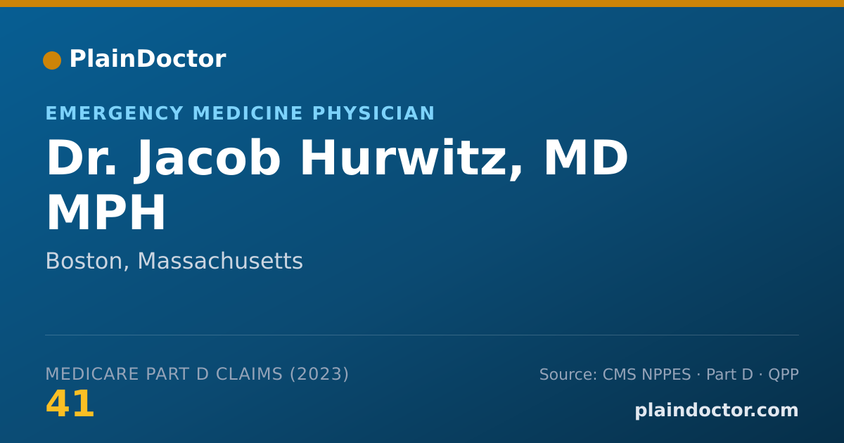 Shareable card for Jacob Hurwitz, MD MPH - Emergency Medicine Physician, Boston, MA