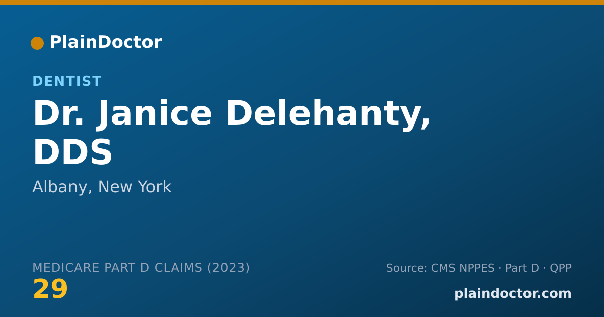 Shareable card for Janice Delehanty, DDS - Dentist, Albany, NY
