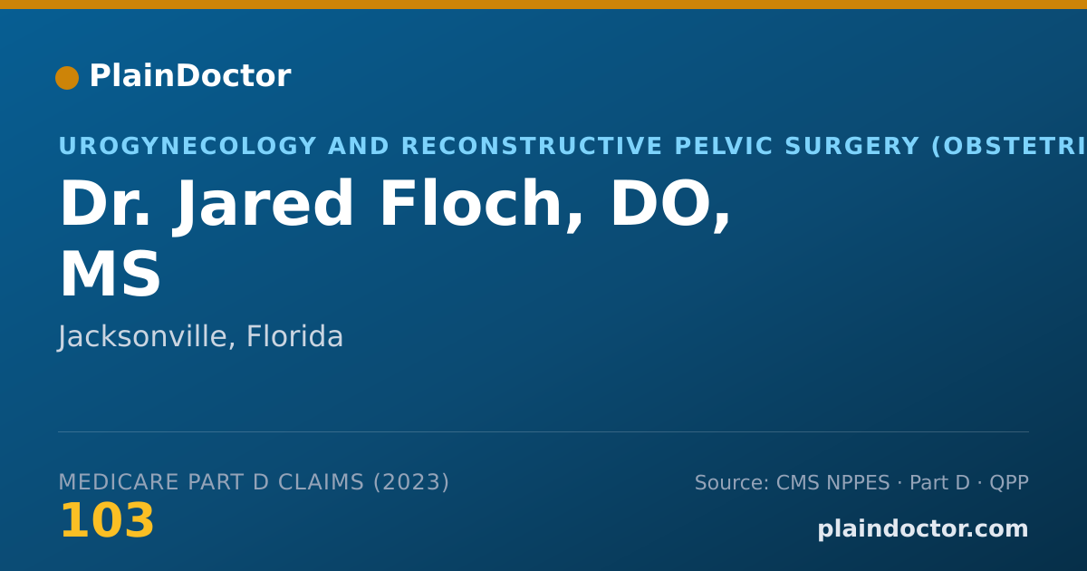 Shareable card for Jared Floch, DO - Obstetrics & Gynecology Physician, Grand Blanc, MI