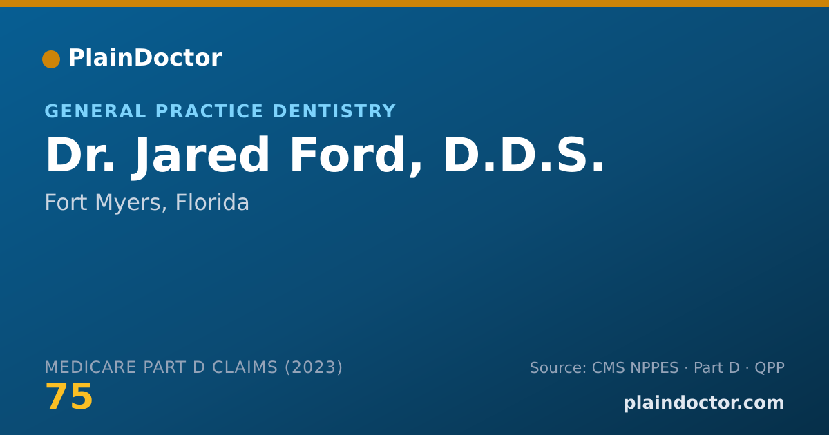 Shareable card for Jared Ford, D.D.S. - General Practice Dentistry, Fort Myers, FL