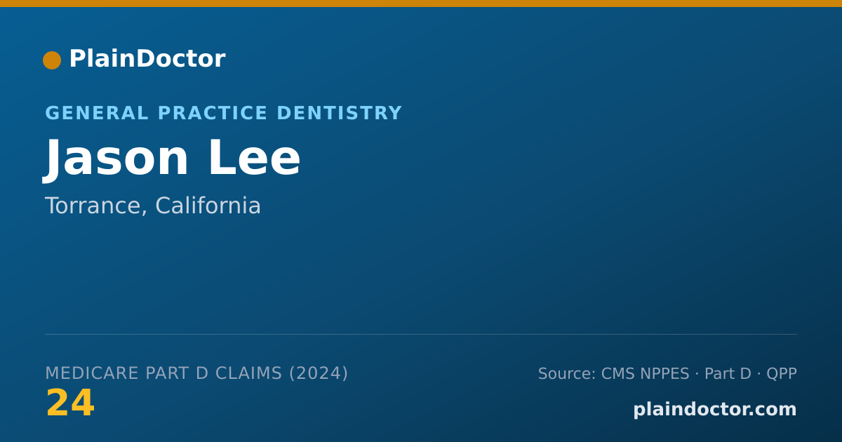 Shareable card for Jason Lee - Student in an Organized Health Care Education/Training Program, Torrance, CA