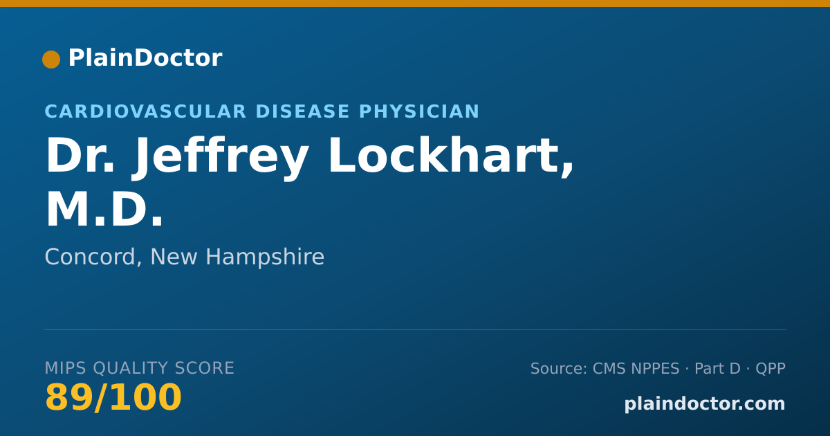 Shareable card for Jeffrey Lockhart, M.D. - Cardiovascular Disease Physician, Concord, NH