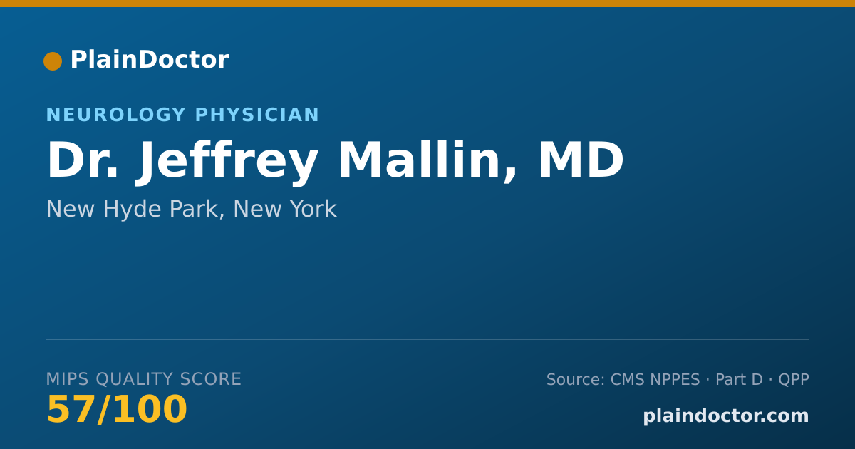 Shareable card for Jeffrey Mallin, MD - Specialist, New Hyde Park, NY