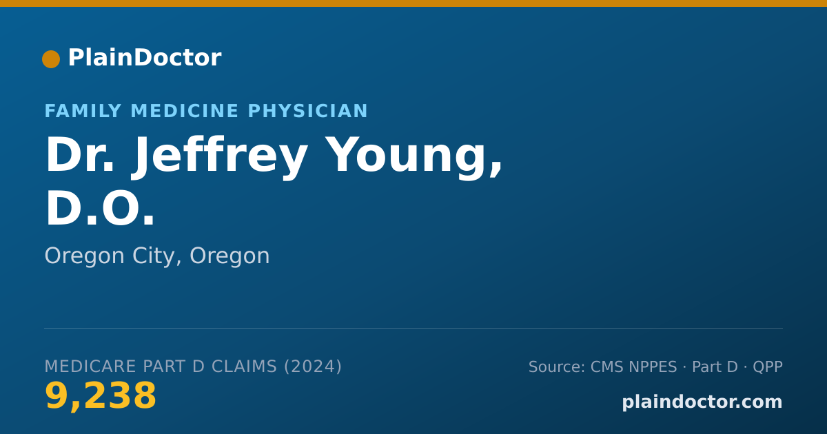 Shareable card for Jeffrey Young, D.O. - Family Medicine Physician, Oregon City, OR