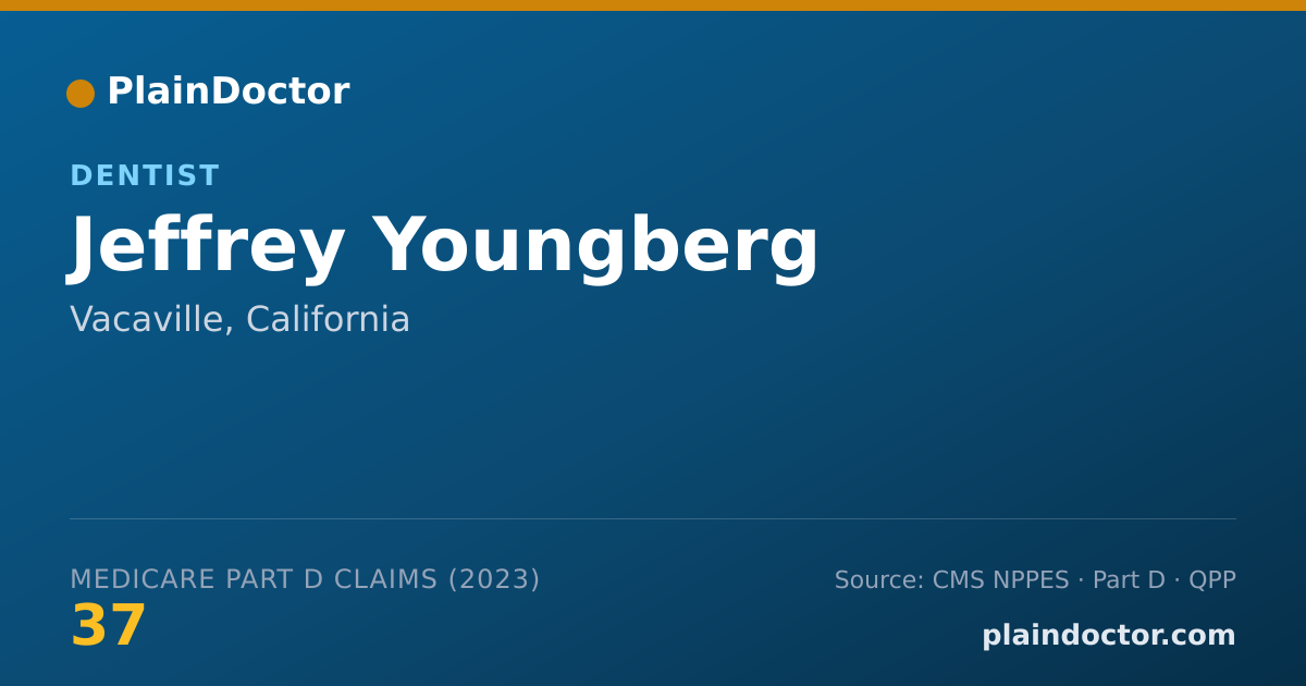 Shareable card for Jeffrey Youngberg - Dentist, Vacaville, CA
