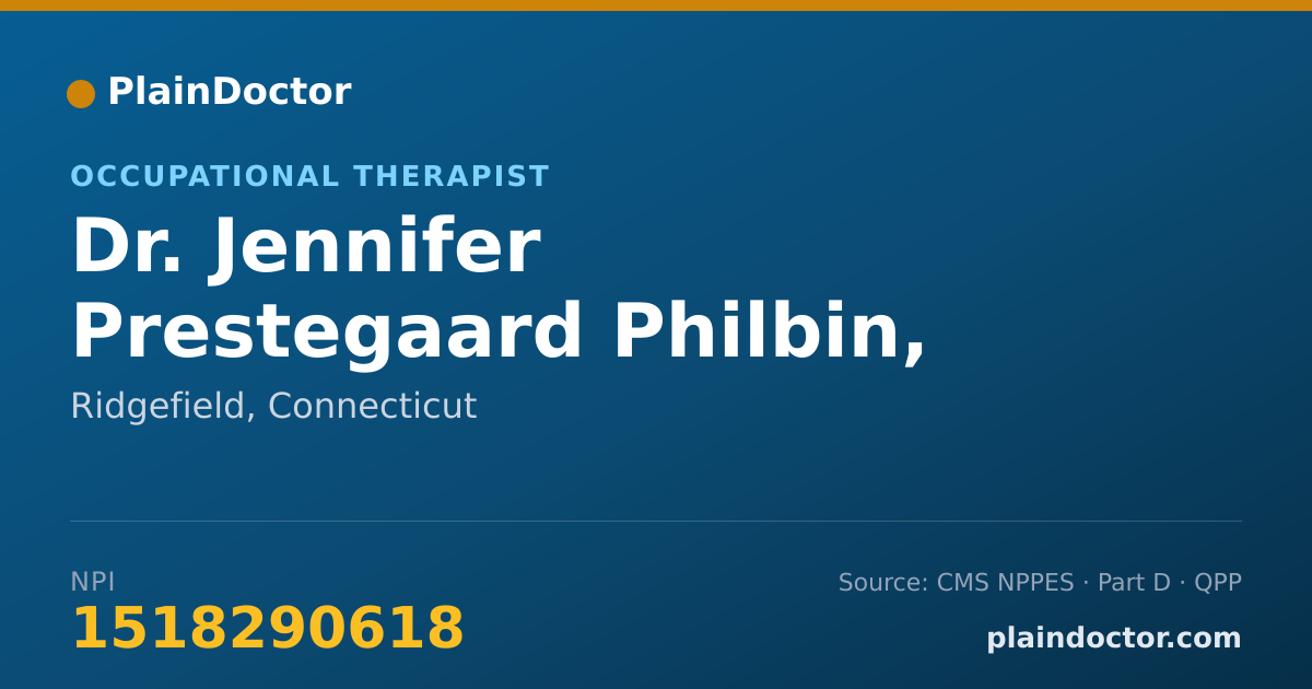 Shareable card for Jennifer Prestegaard Philbin, JENNIFER PHILBIN - Occupational Therapist, Ridgefield, CT