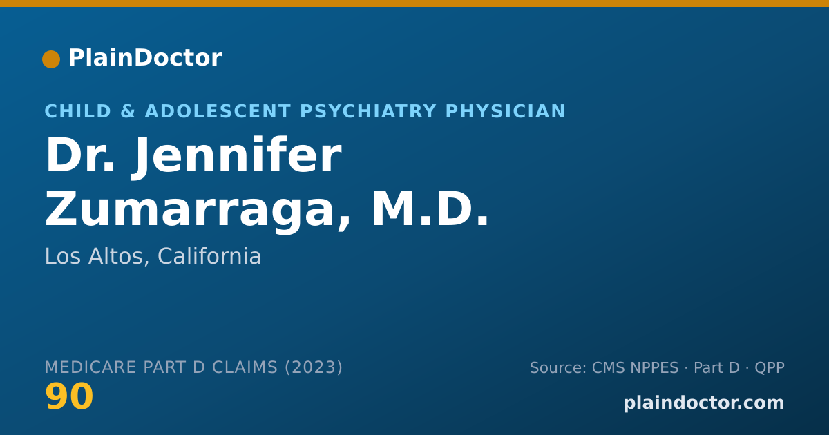 Shareable card for Jennifer Zumarraga, M.D. - Child & Adolescent Psychiatry Physician, Los Altos, CA