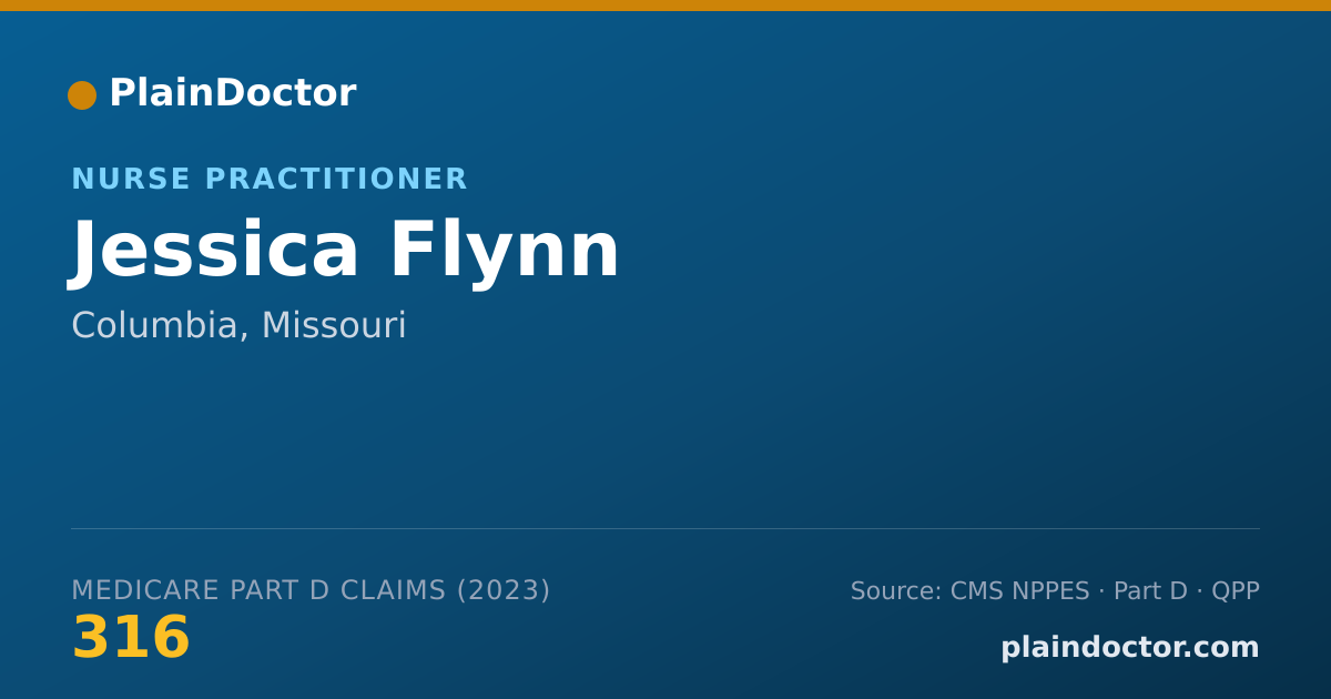 Shareable card for Jessica Flynn - Nurse Practitioner, Columbia, MO