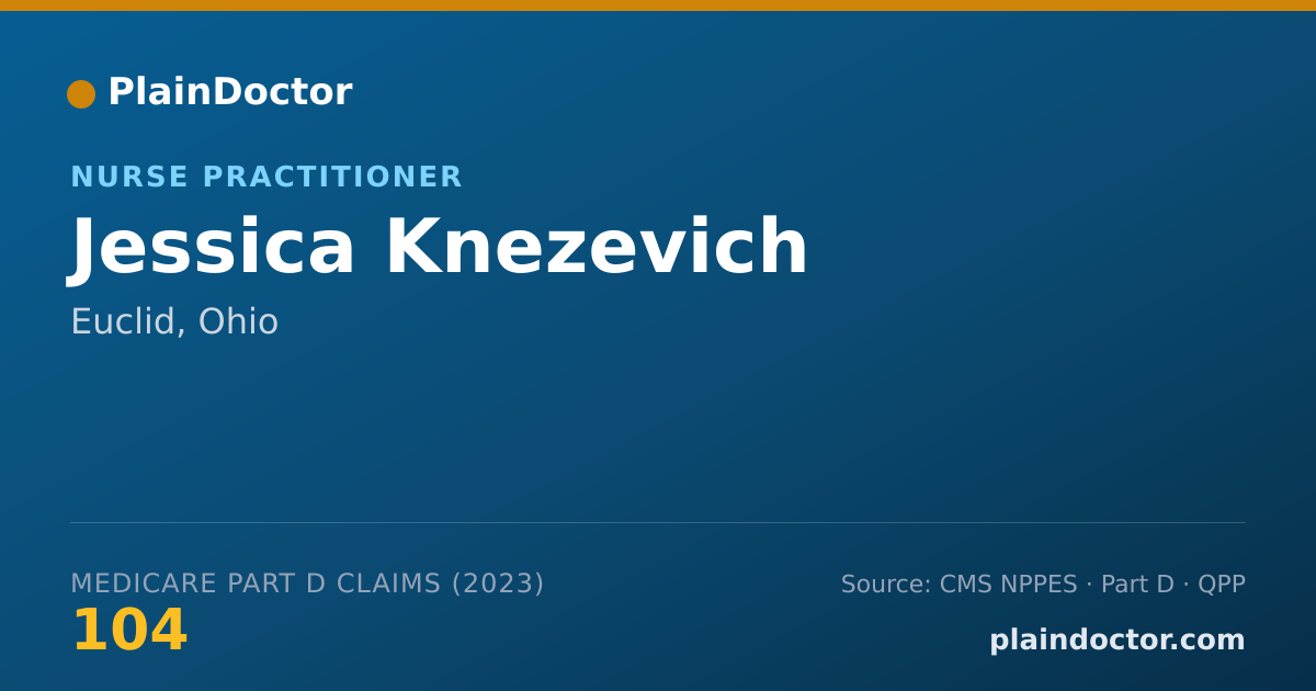 Shareable card for Jessica Knezevich - Nurse Practitioner, Euclid, OH