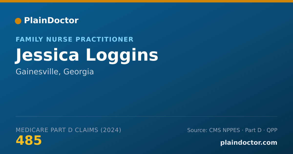 Shareable card for Jessica Loggins - Family Nurse Practitioner, Gainesville, GA