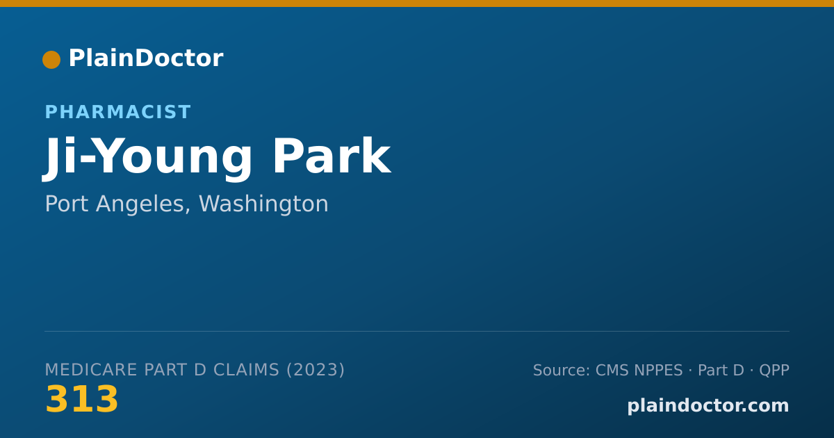 Shareable card for Ji-Young Park - Pharmacist, Port Angeles, WA