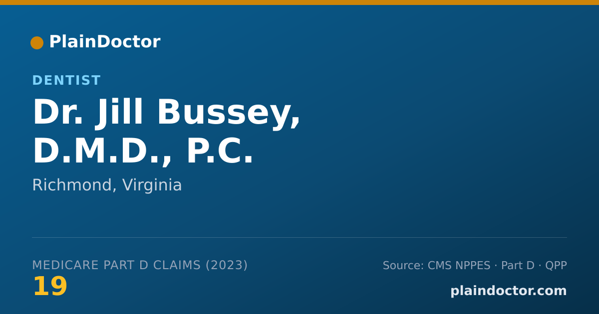 Shareable card for Jill Bussey, D.M.D., P.C. - Dentist, Richmond, VA