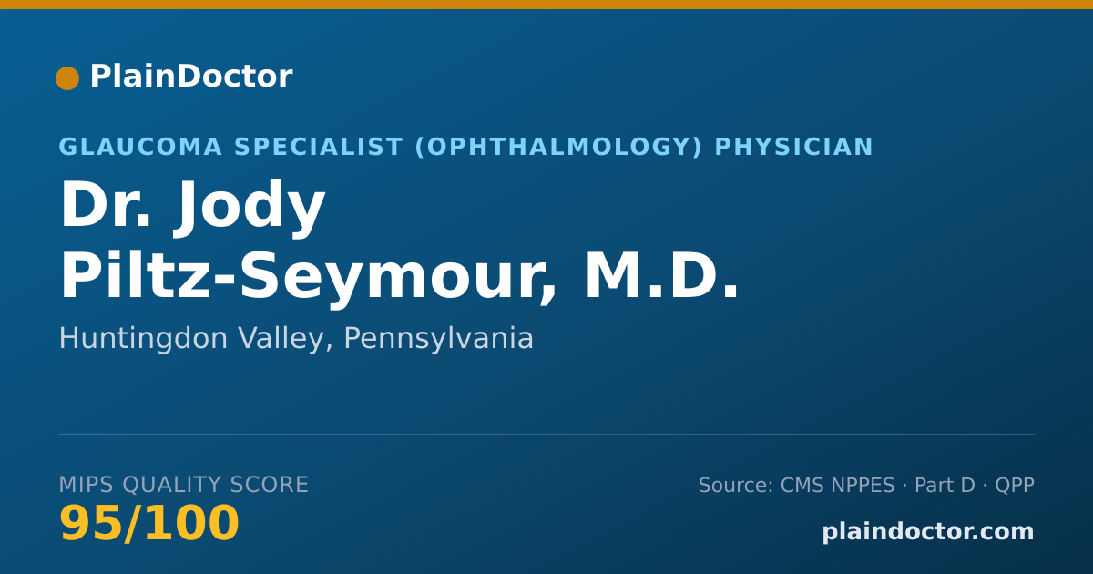 Shareable card for Jody Piltz-Seymour, M.D. - Glaucoma Specialist (Ophthalmology) Physician, Huntingdon Valley, PA