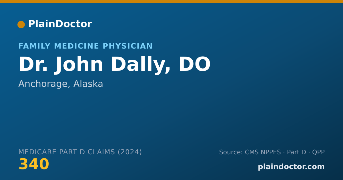 Shareable card for John Dally, DO - Family Medicine Physician, Anchorage, AK