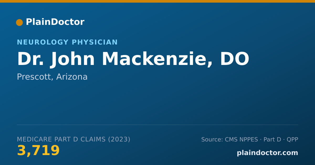 Shareable card for John Mackenzie, DO - Neurology Physician, Prescott, AZ