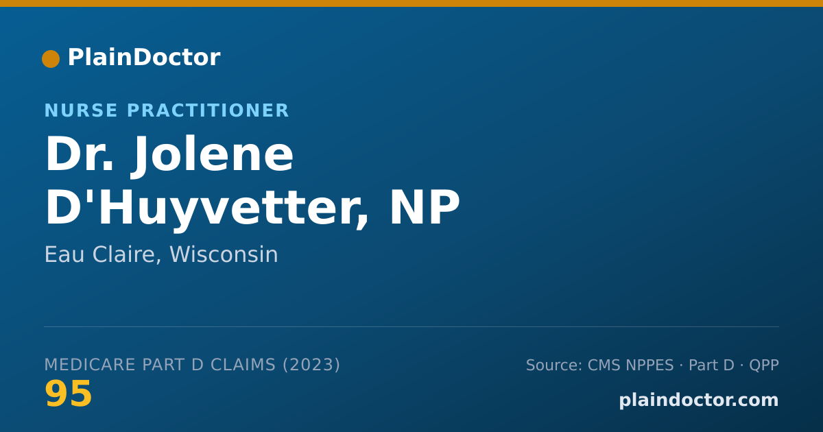 Shareable card for Jolene D'Huyvetter, NP - Nurse Practitioner, Eau Claire, WI
