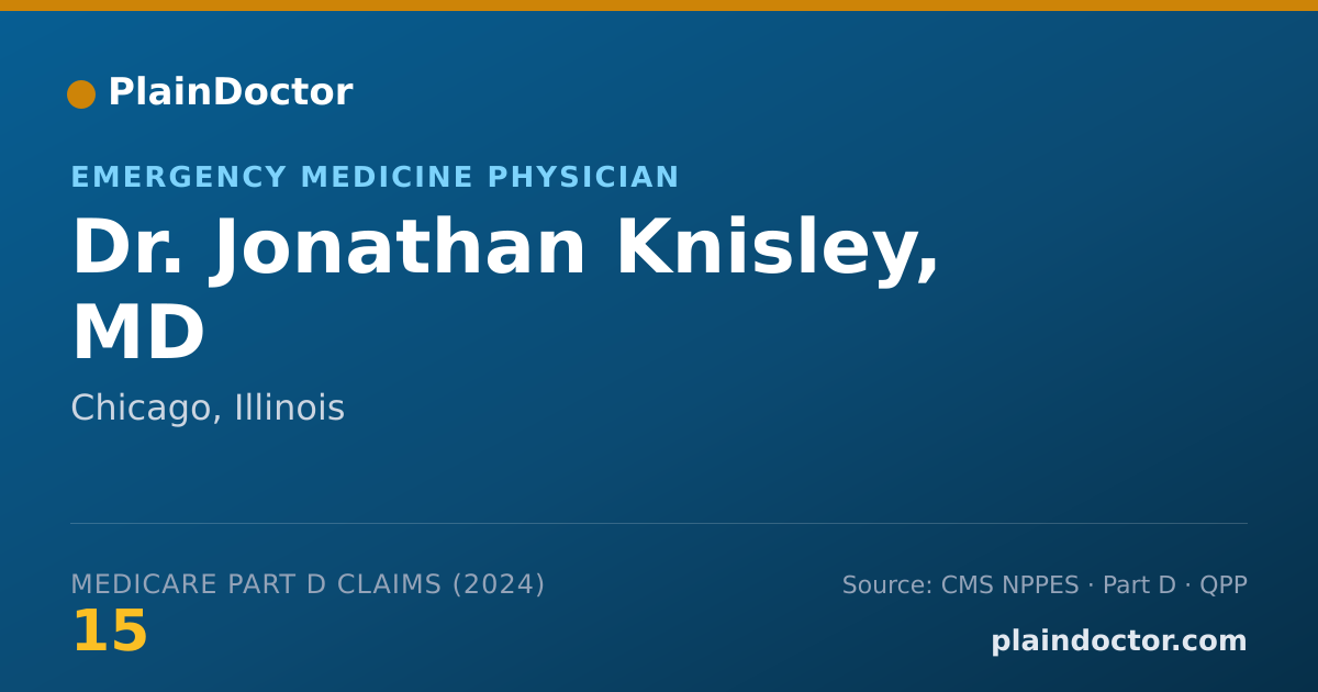 Shareable card for Jonathan Knisley, MD - Student in an Organized Health Care Education/Training Program, Chicago, IL