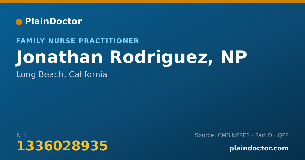 Shareable card for Jonathan Rodriguez, REGISTERED NURSE - Critical Care Medicine Registered Nurse, Hawthorne, CA