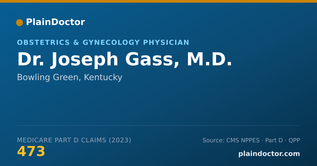 Shareable card for Joseph Gass, M.D. - Obstetrics & Gynecology Physician, Bowling Green, KY