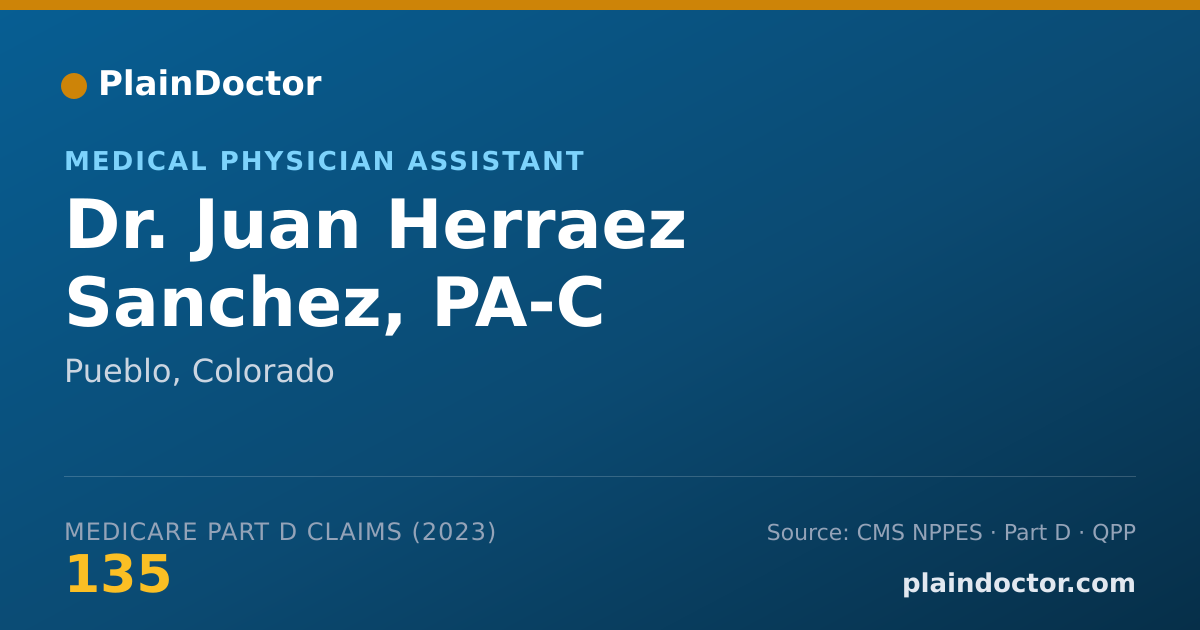 Shareable card for Juan Herraez Sanchez, PA-C - Medical Physician Assistant, Pueblo, CO