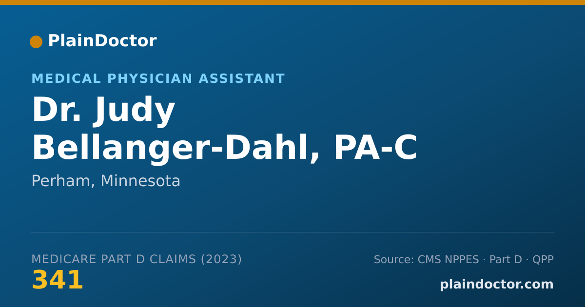 Shareable card for Judy Bellanger-Dahl, PA-C - Medical Physician Assistant, Perham, MN