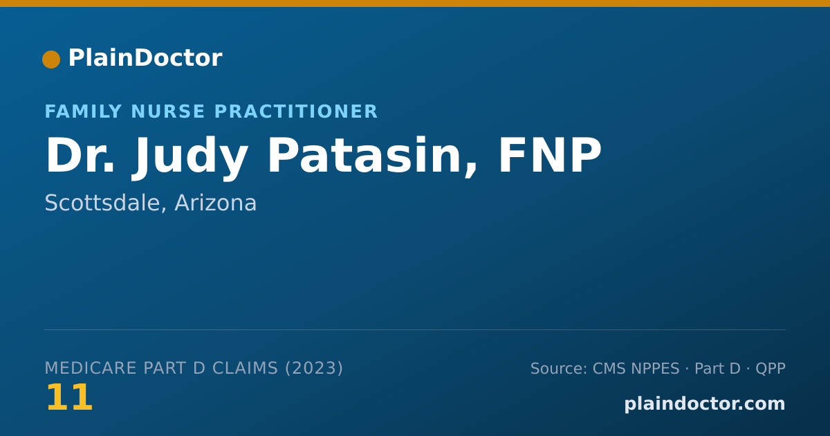 Shareable card for Judy Patasin, FNP - Family Nurse Practitioner, Scottsdale, AZ