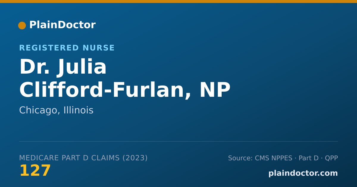 Shareable card for Julia Clifford-Furlan, NP - Registered Nurse, Chicago, IL