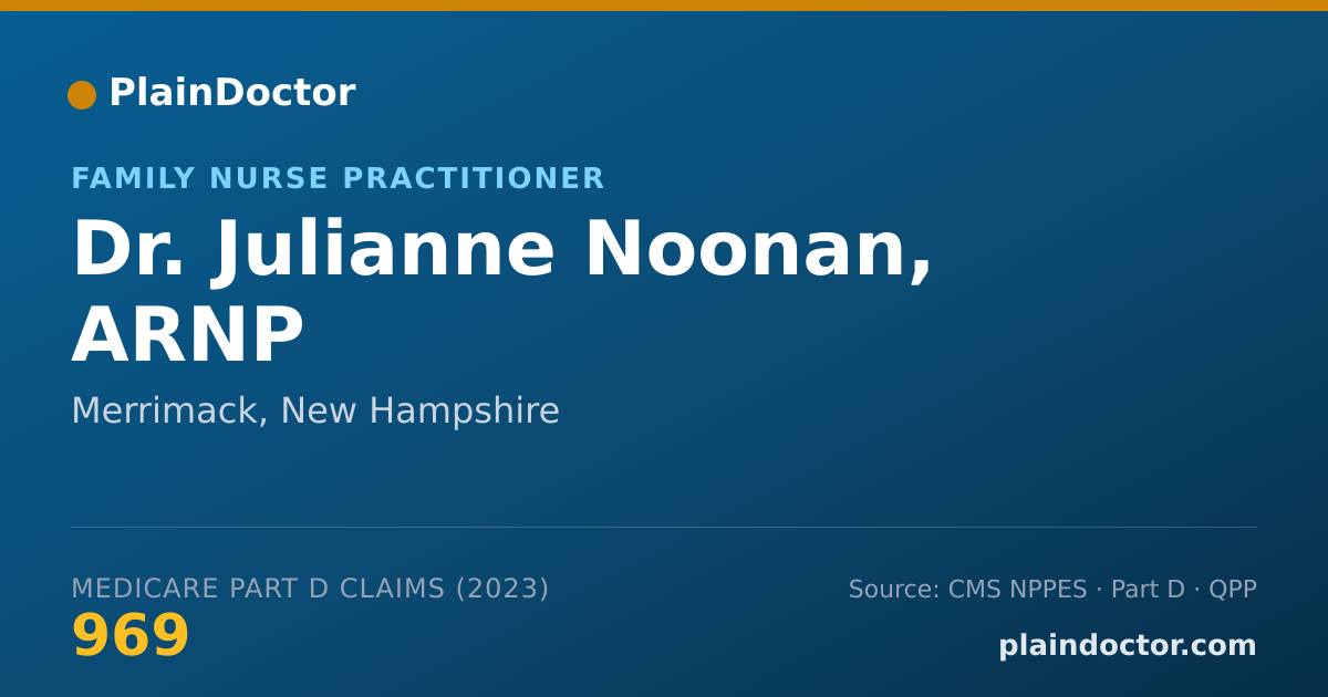 Shareable card for Julianne Noonan, ARNP - Family Nurse Practitioner, Merrimack, NH